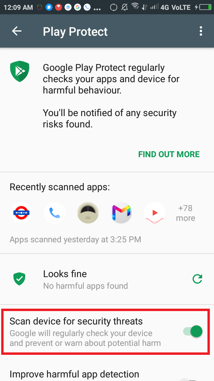 google play protect Bharat Playground